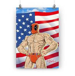 Salva Espín Art - Póster «Mercenario en Calzoncillos» - imagen 21 1