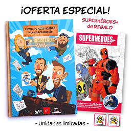 Salva Espín Art - ¡OFERTA ESPECIAL! LA RESISTENCIA: libro de actividades y cosas chulas + SUPERHEROES+ - imagen 8 2